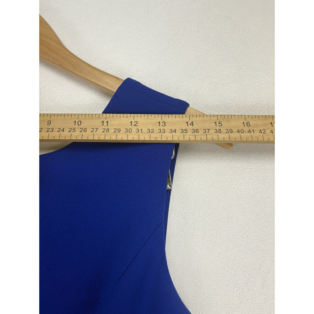 Betsey Johnson Cobalt Blue Sheath Midi Dress Size 6 - Picture 9 of 12